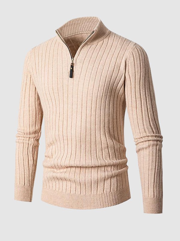 Reed | Men's Half-Zip Ribbed Sweater