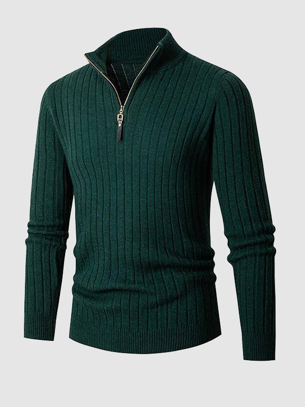 Reed | Men's Half-Zip Ribbed Sweater