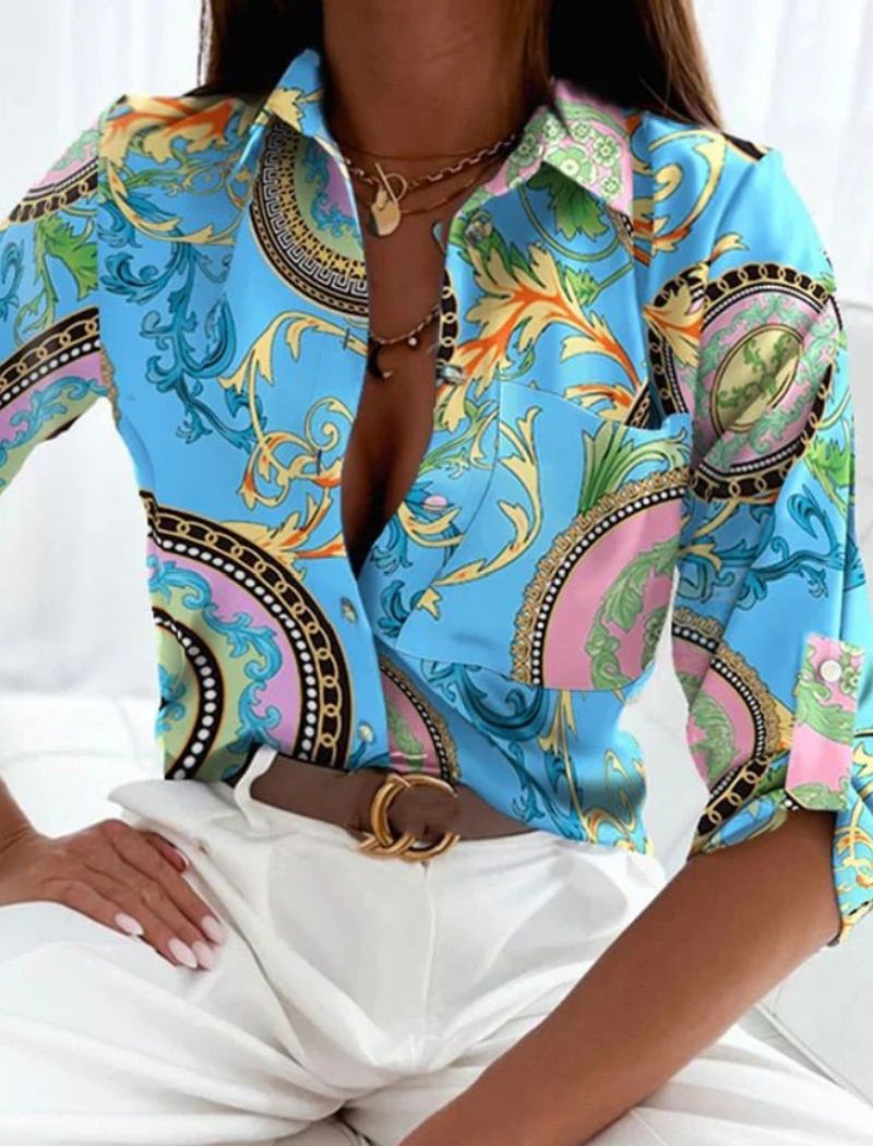 Assumpta® | Women'S Summer Blouse With Turn-Down Collar