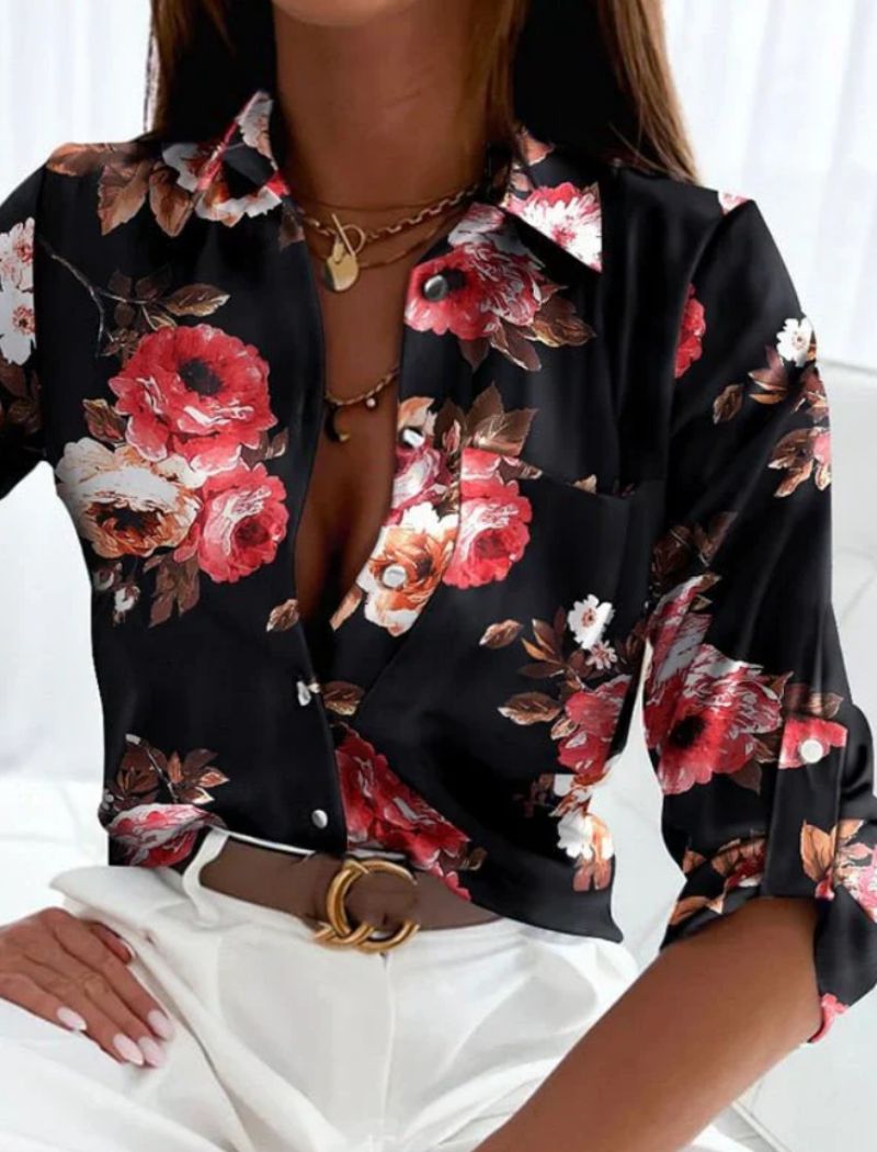Assumpta® | Women'S Summer Blouse With Turn-Down Collar