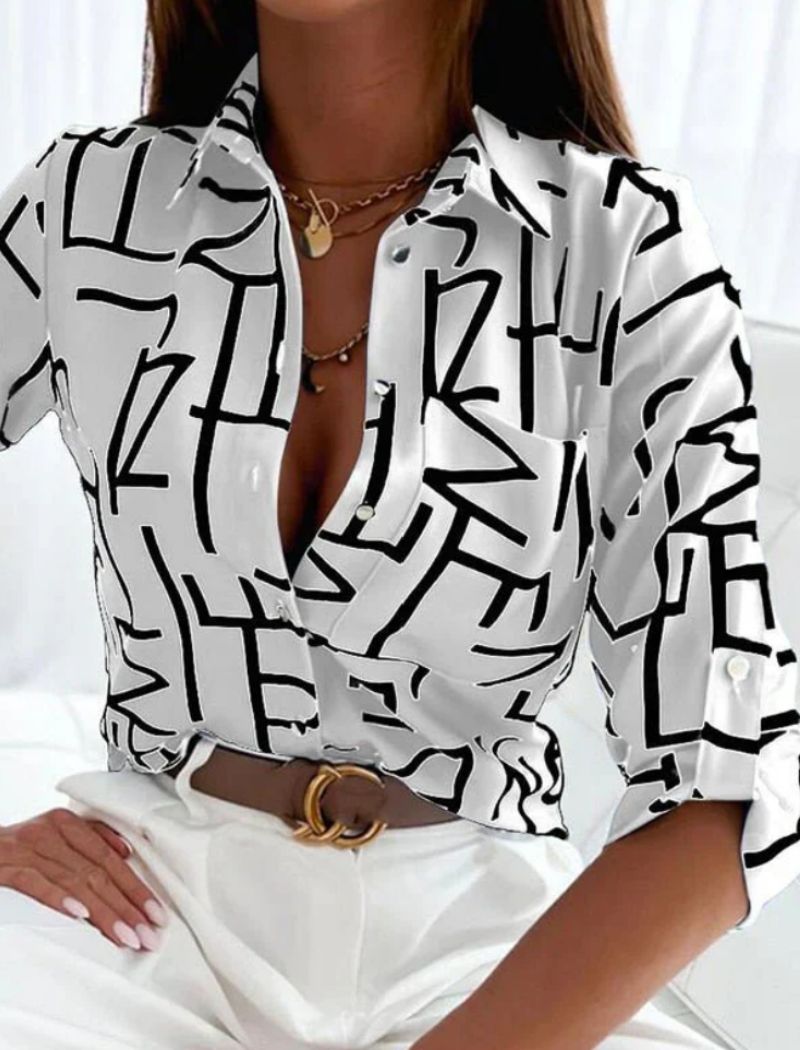 Assumpta® | Women'S Summer Blouse With Turn-Down Collar
