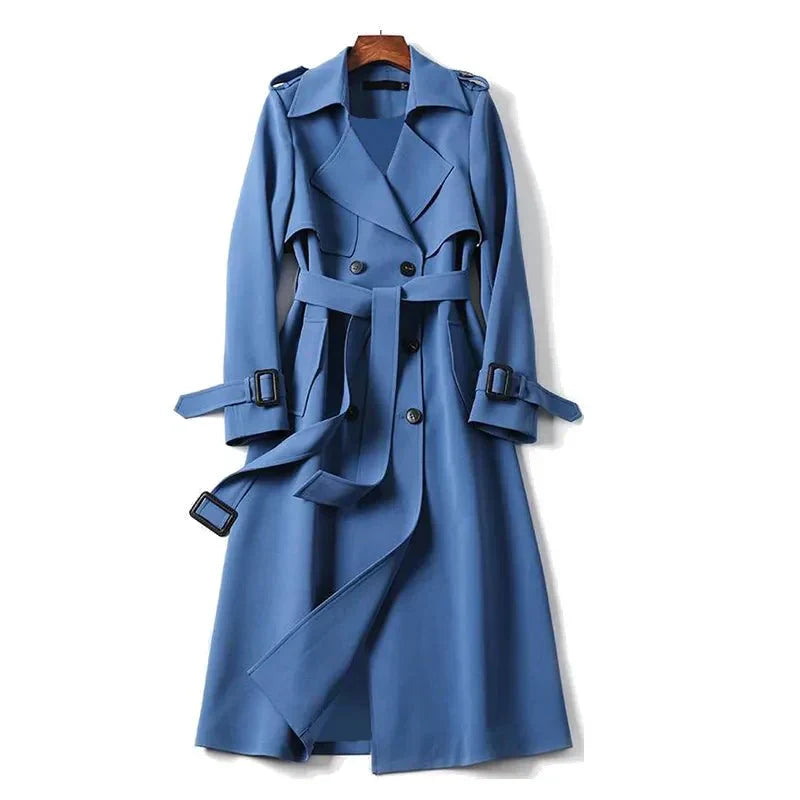Bella | Women's Belted Double Breasted Trench Coat