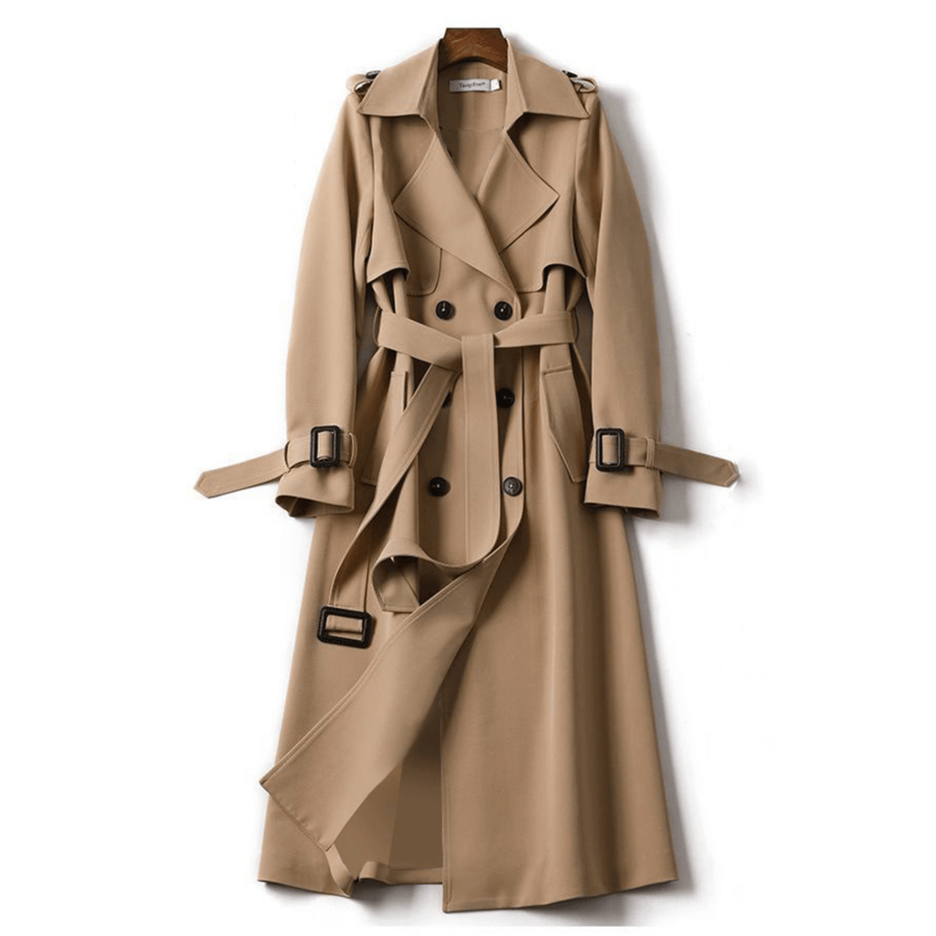 Bella | Women's Belted Double Breasted Trench Coat