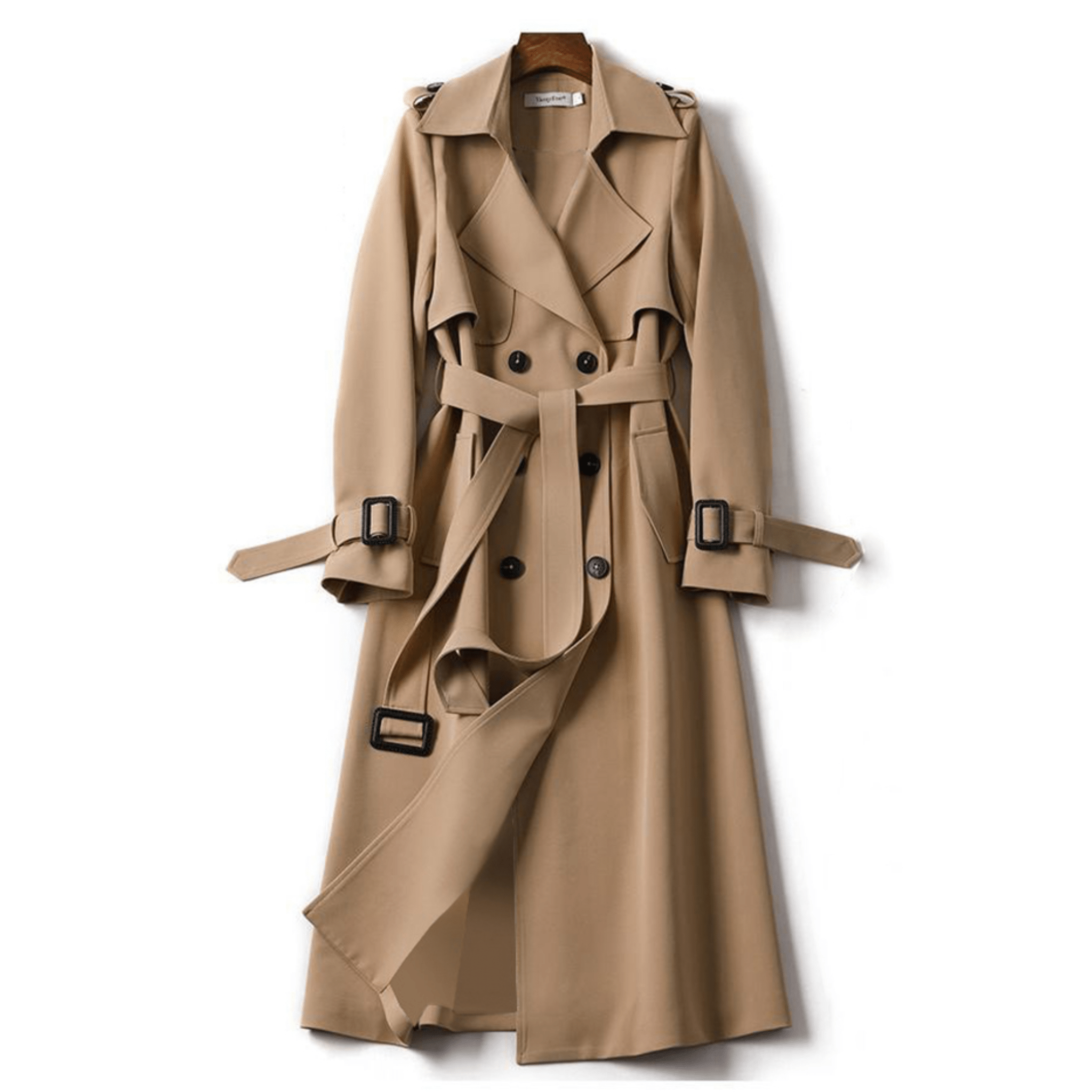 Bella | Women's Belted Double Breasted Trench Coat