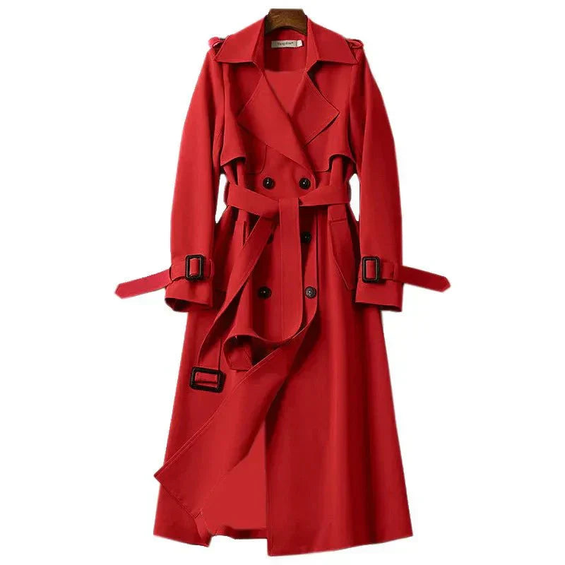 Bella | Women's Belted Double Breasted Trench Coat