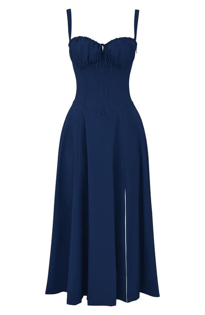Margaret | Corset Midi Dress - Elegant, figure-flattering style