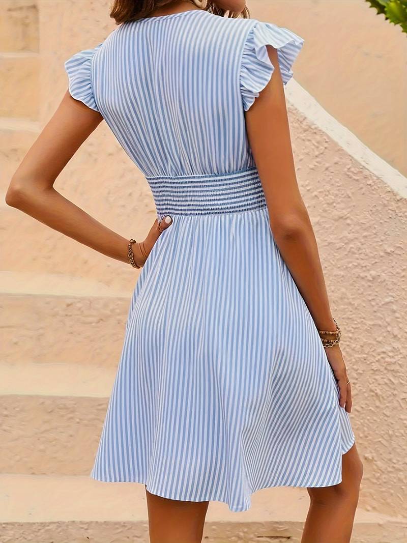 Aida® | Striped ruffle dress