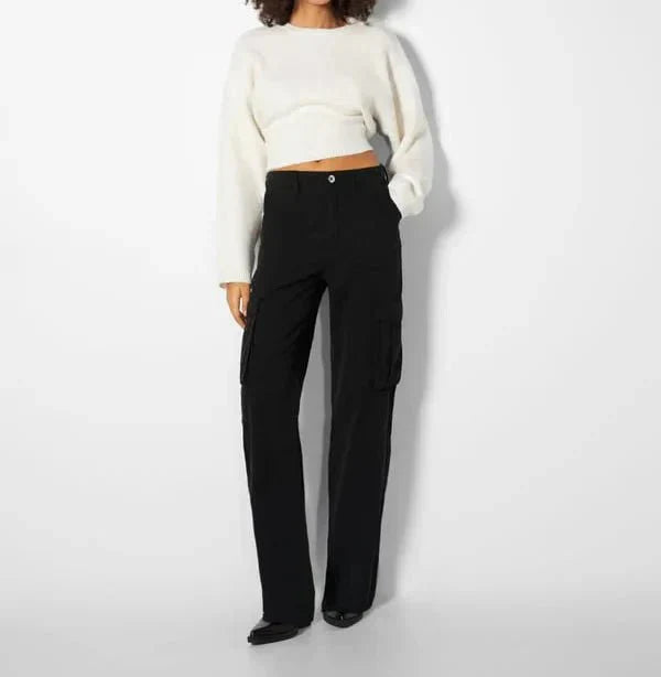 Bárbara® | Elegant Cargo Trousers In A Straight-Leg Cut