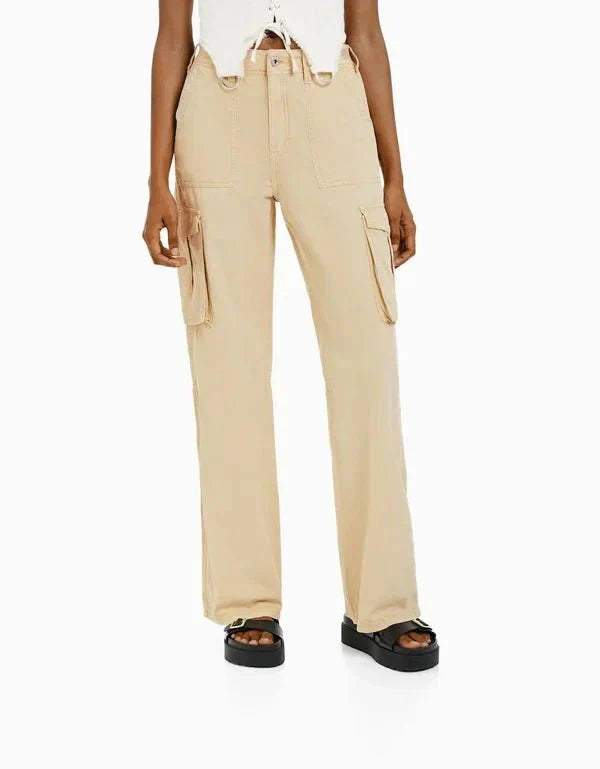 Bárbara® | Elegant Cargo Trousers In A Straight-Leg Cut