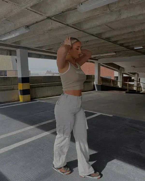 Bárbara® | Elegant Cargo Trousers In A Straight-Leg Cut
