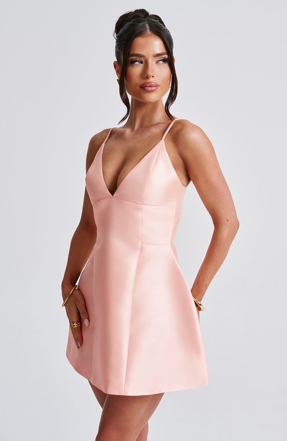 Doris® | Mini dress peach