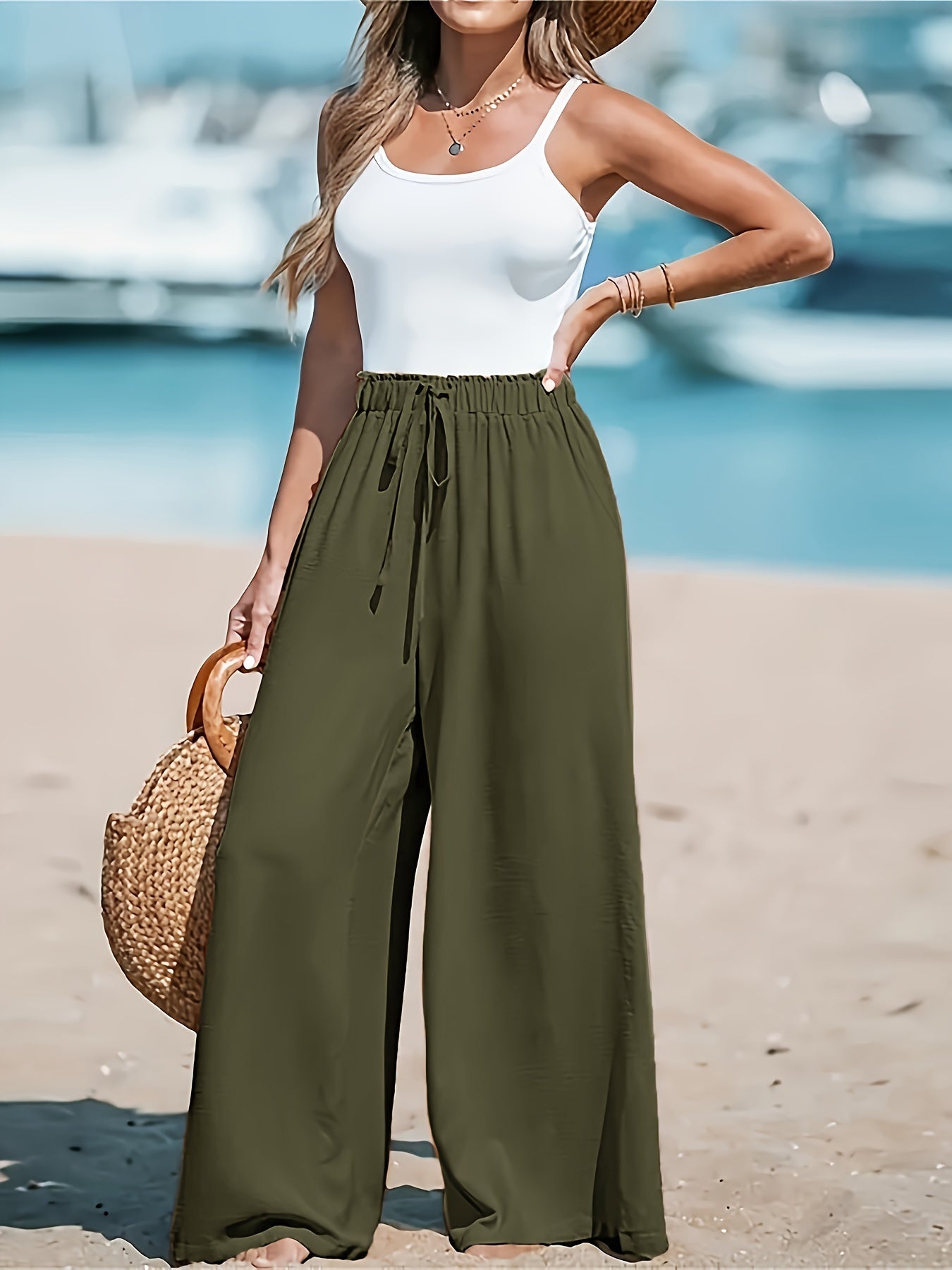 Batilde® | High-Waisted, Comfortable Wide-Leg Trousers