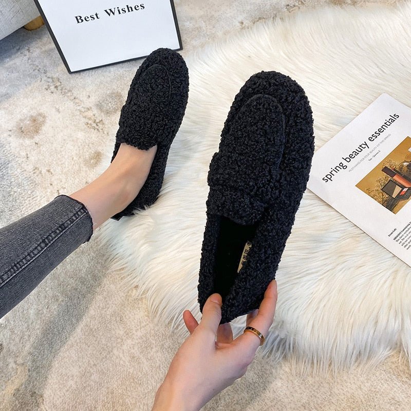 Begoña | Fluffy slippers with soft soles