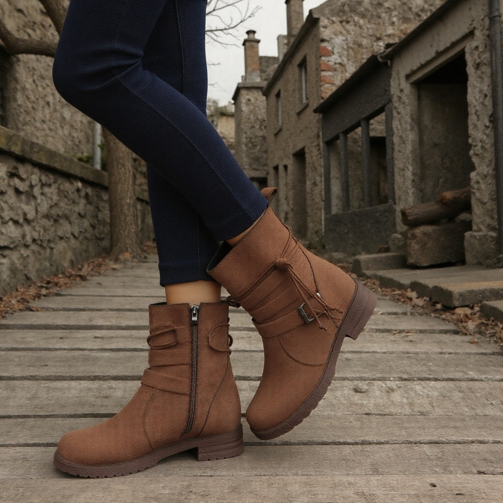 Elena® | Vintage leather boots