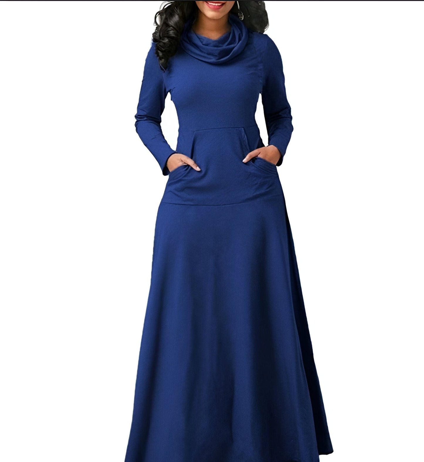 Amalia® | Long-sleeved maxi dress for autumn and winter for women