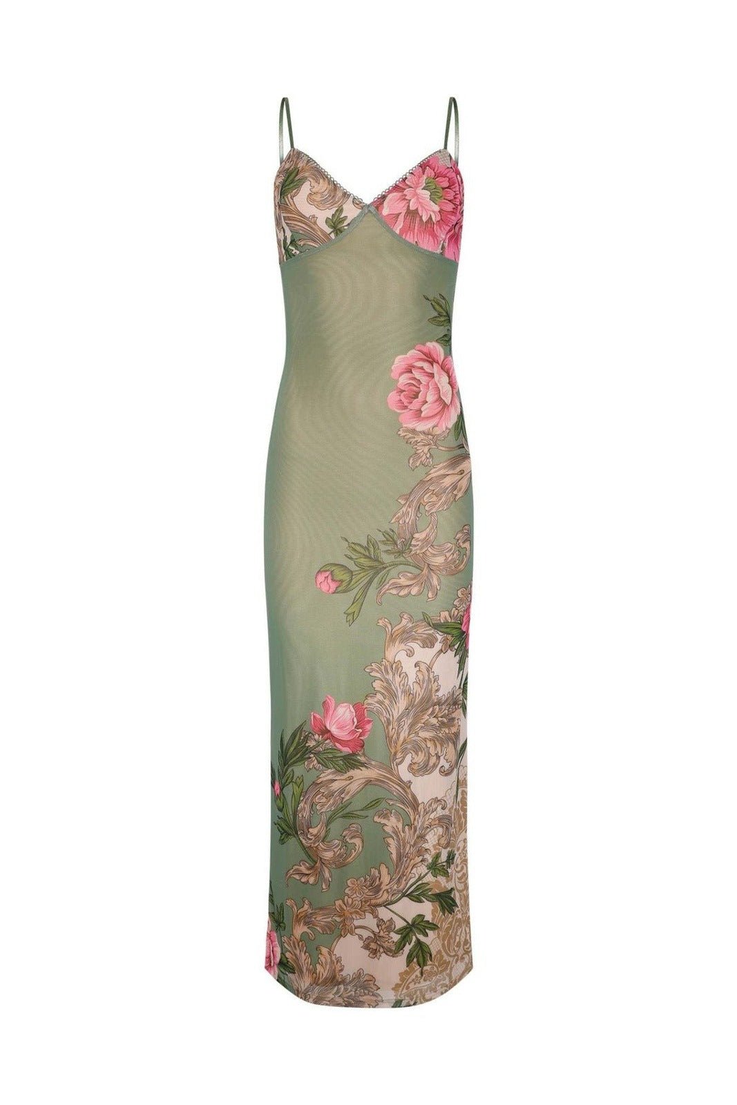 Araceli® | Printed, Figure-Hugging Maxi Slip