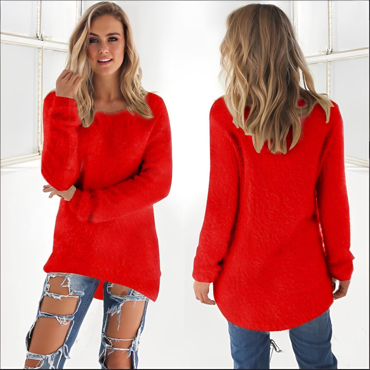 Carolina® | 2023 Casual Long Sleeve O Neck Sweater