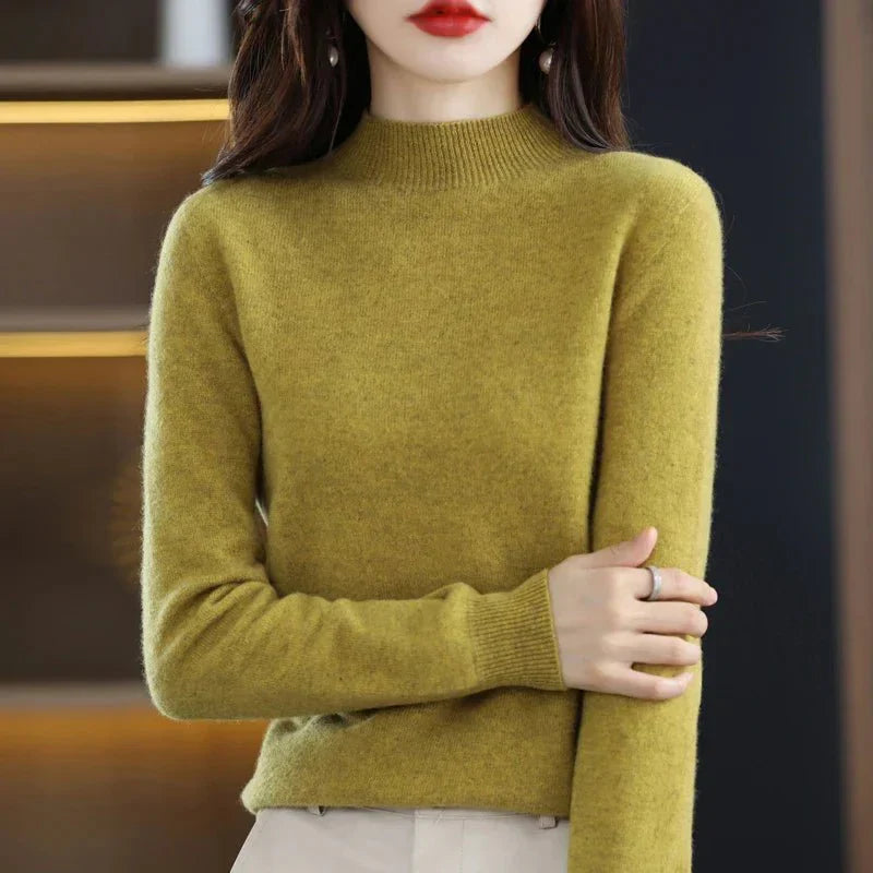 Elena | Warm cashmere wool sweater