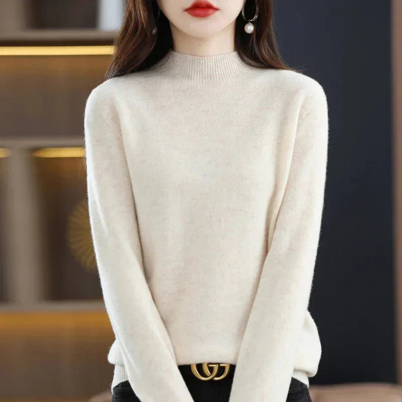 Elena | Warm cashmere wool sweater