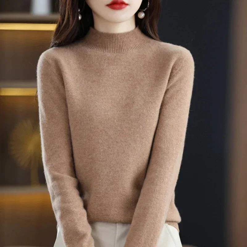 Elena | Warm cashmere wool sweater