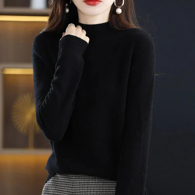 Elena | Warm cashmere wool sweater