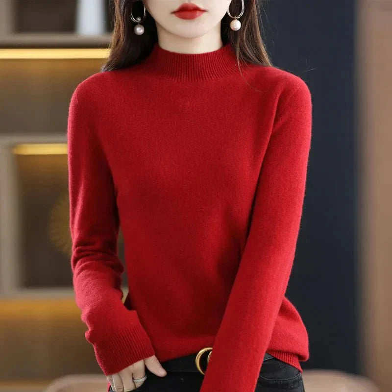 Elena | Warm cashmere wool sweater