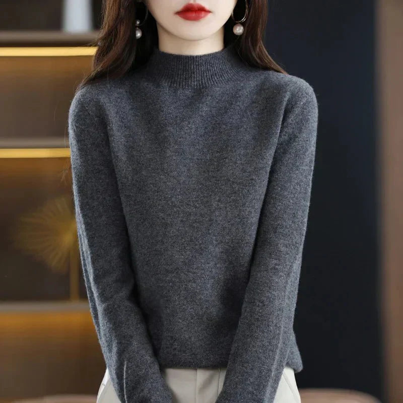 Elena | Warm cashmere wool sweater