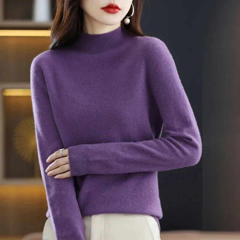 Elena | Warm cashmere wool sweater