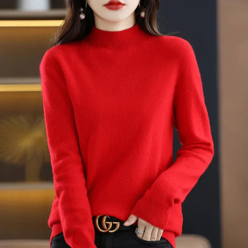 Elena | Warm cashmere wool sweater