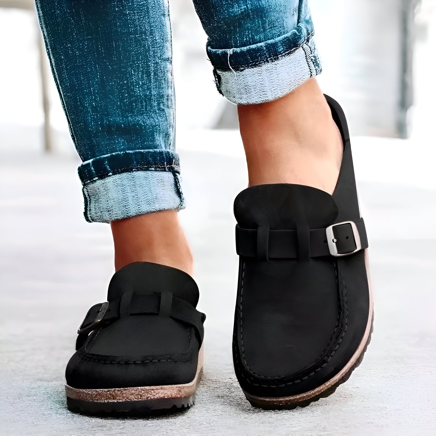 Elena® | Orthopedic moccasin sandals