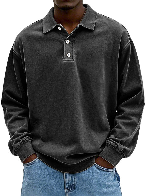 Maxime | Stylish Long-Sleeved Polo Shirt