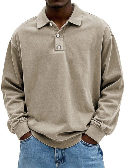 Maxime | Stylish Long-Sleeved Polo Shirt