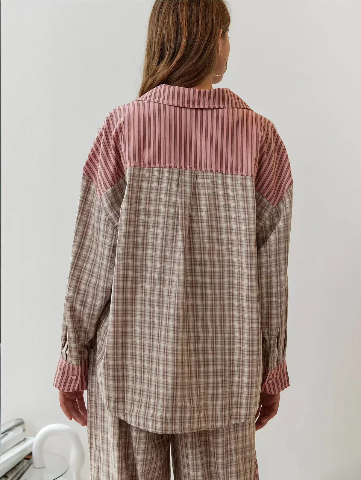 Stacy | Women's Long Sleeve Button-Down Pajama Set