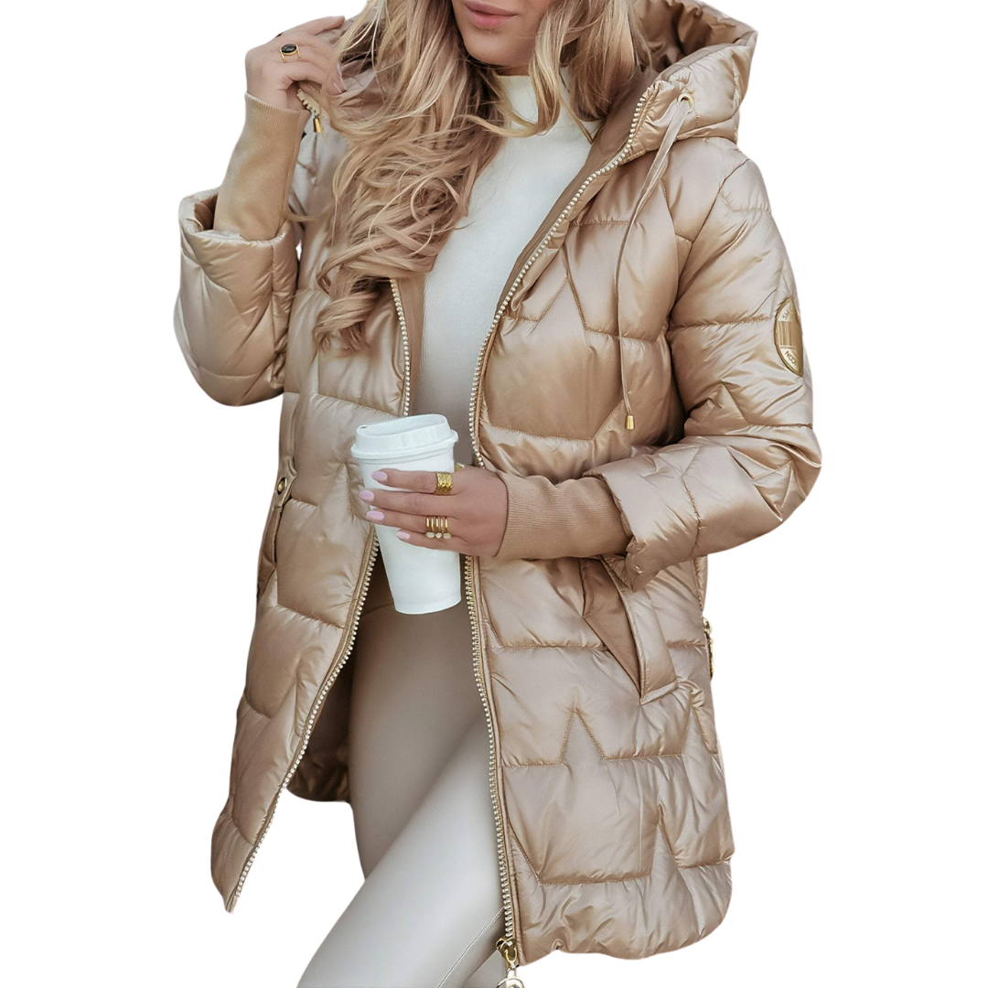 Brigitte® | Warm autumn coat made of cotton mix