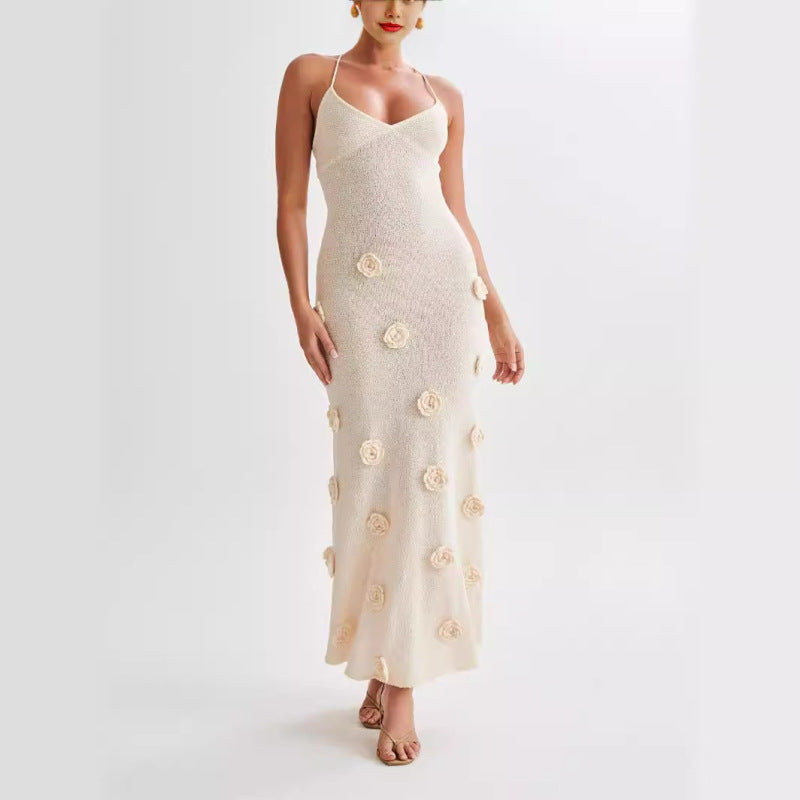 Brianna® | New sleeveless knitted dress with straps