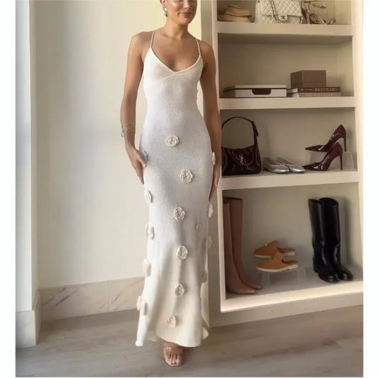 Brianna® | New sleeveless knitted dress with straps