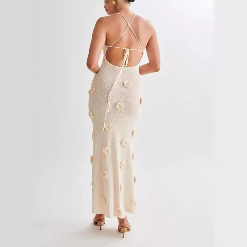 Brianna® | New sleeveless knitted dress with straps