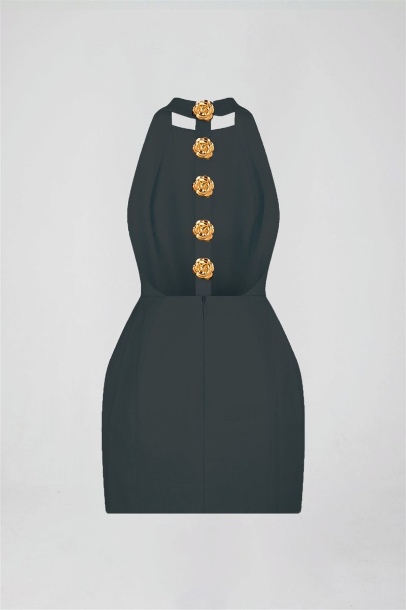 Catalina® | Backless Halterneck Mini Dress Rebecca
