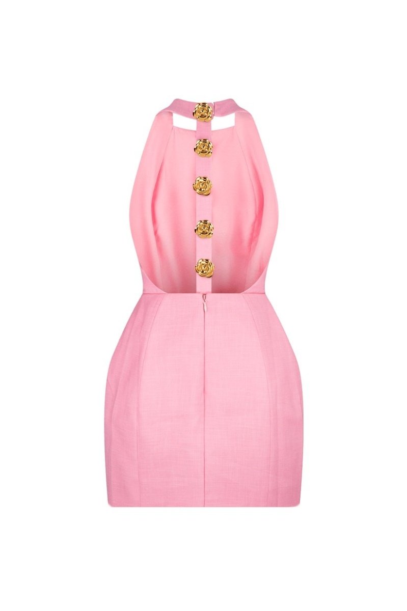 Catalina® | Backless Halterneck Mini Dress Rebecca