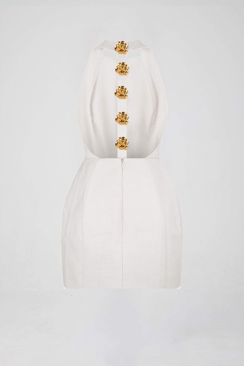 Catalina® | Backless Halterneck Mini Dress Rebecca