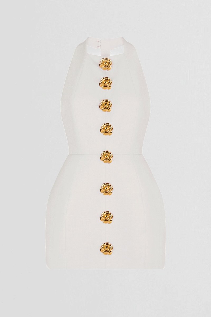 Catalina® | Backless Halterneck Mini Dress Rebecca