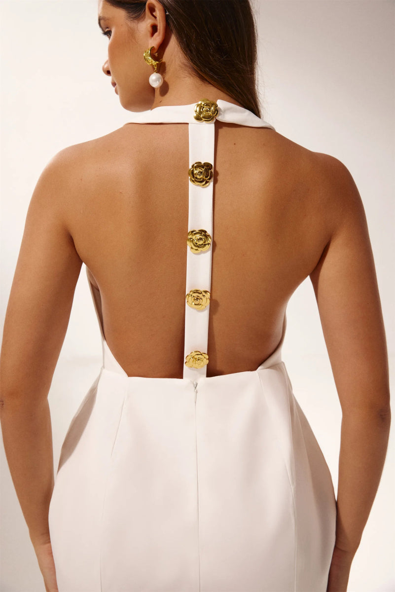 Catalina® | Backless Halterneck Mini Dress Rebecca