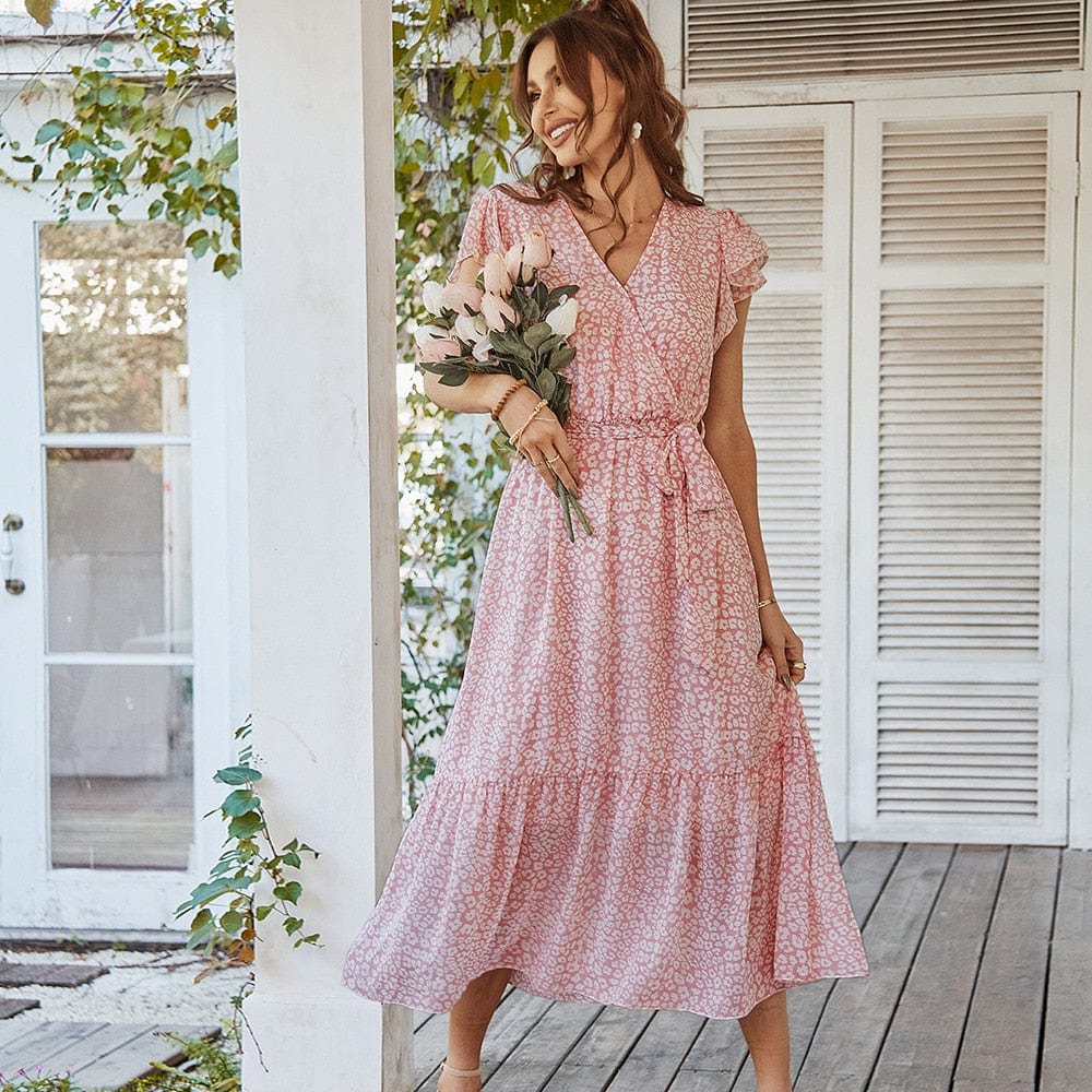 Elizabeth® | Elegant Midi Summer Dress