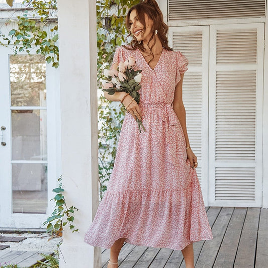 Elizabeth® | Elegant Midi Summer Dress