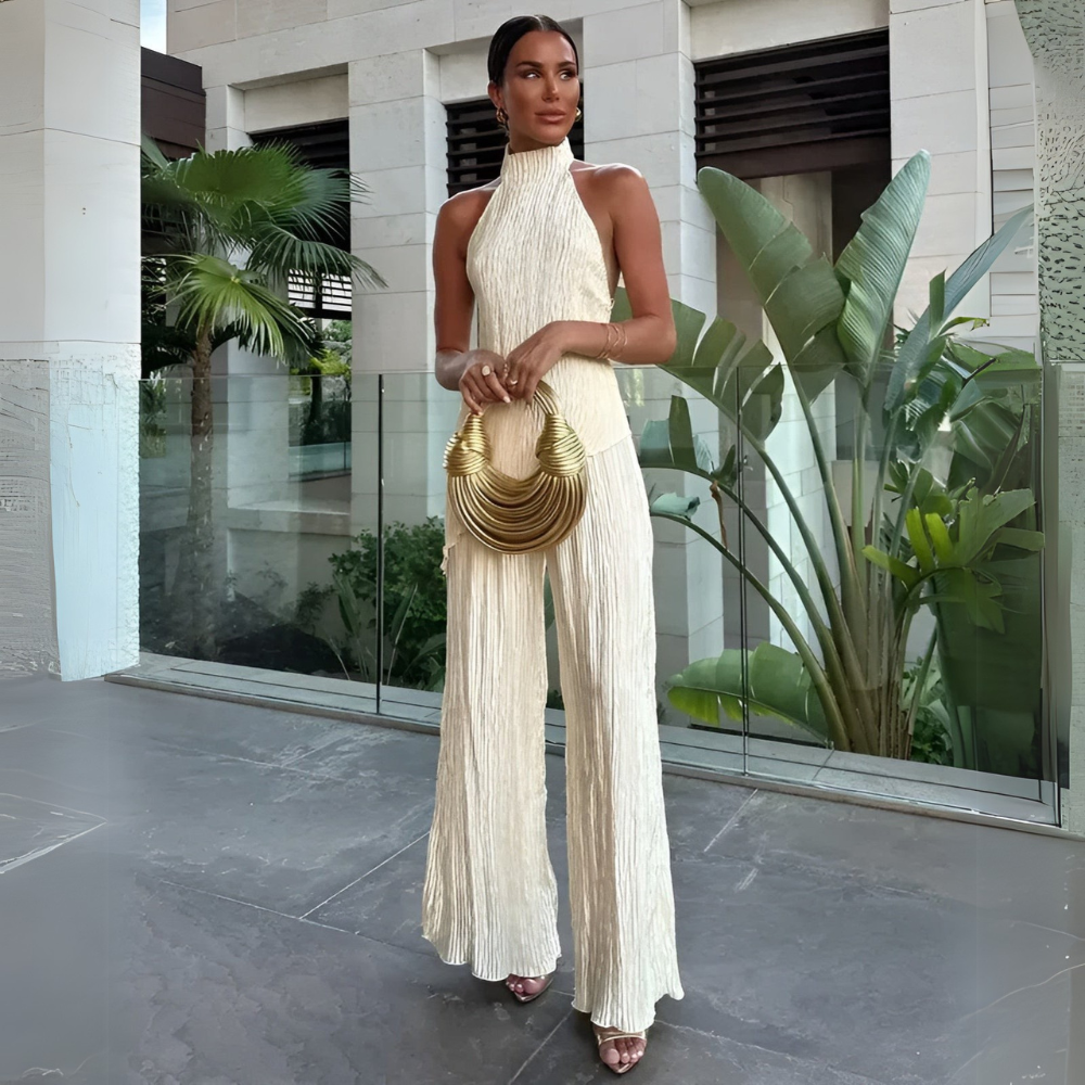 Madison | Elegant Asymmetrical Backless Jumpsuit for Women