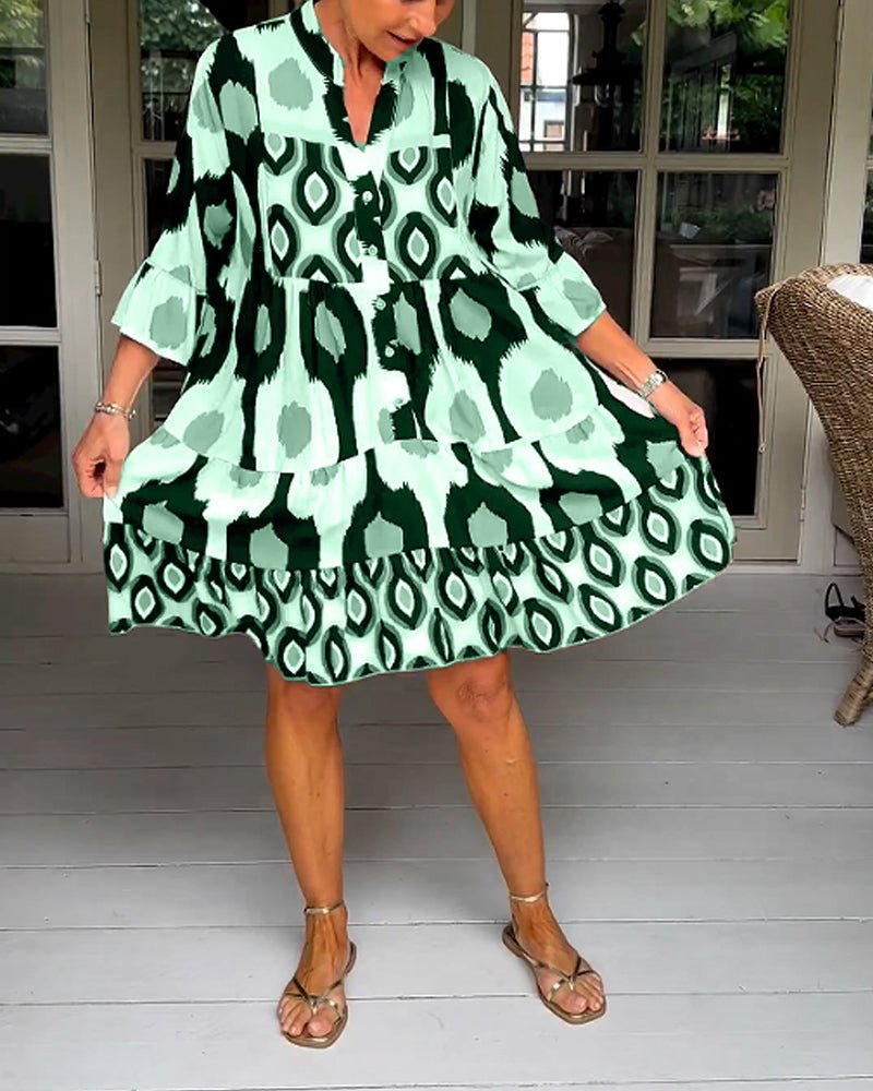 Cristina® | Vintage Dress With Print
