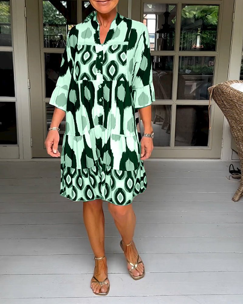 Cristina® | Vintage Dress With Print