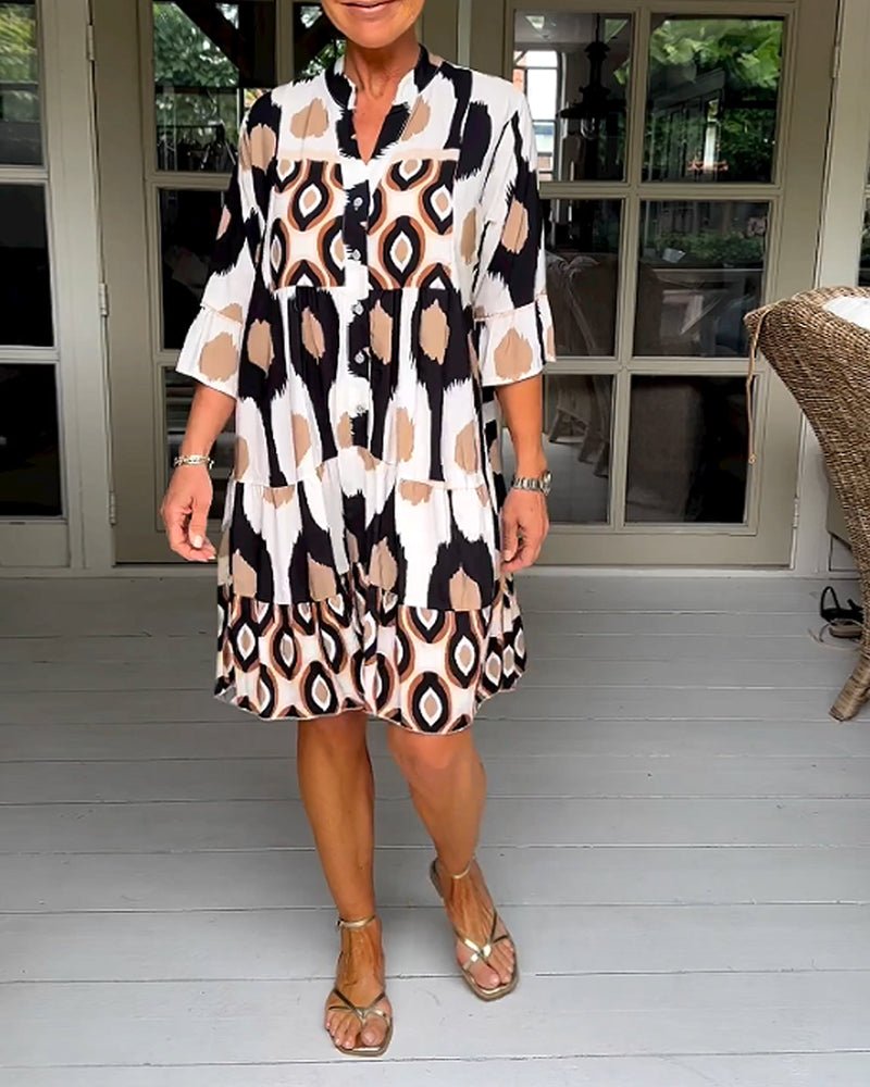 Cristina® | Vintage Dress With Print