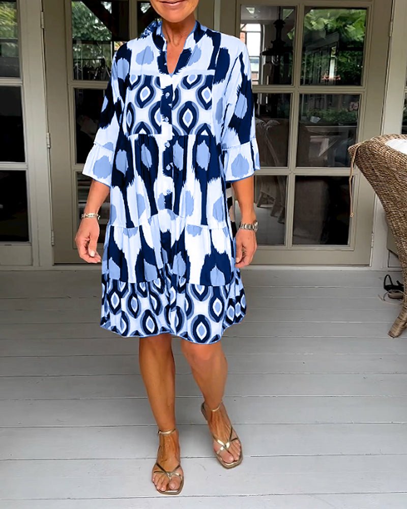 Cristina® | Vintage Dress With Print
