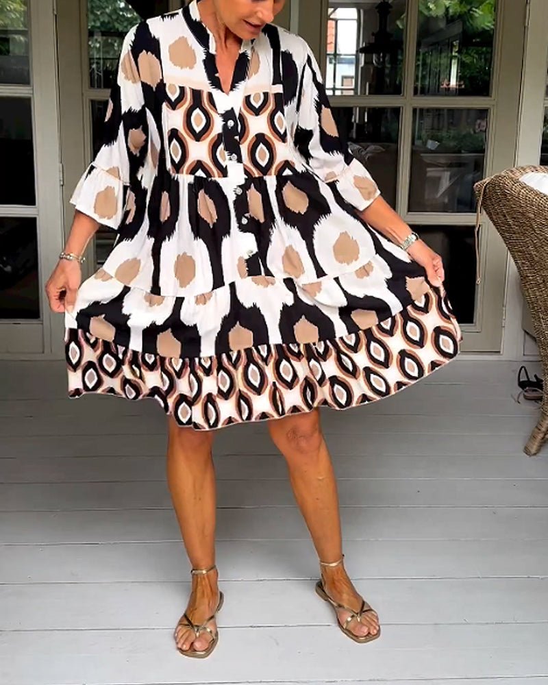 Cristina® | Vintage Dress With Print
